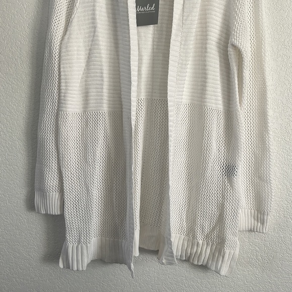 Hooded Knit Cardigan, Size L - Picture 5 of 9